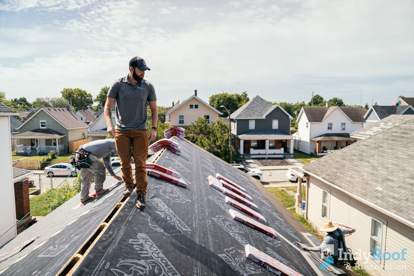 Commercial roof inspection documented in Medora
